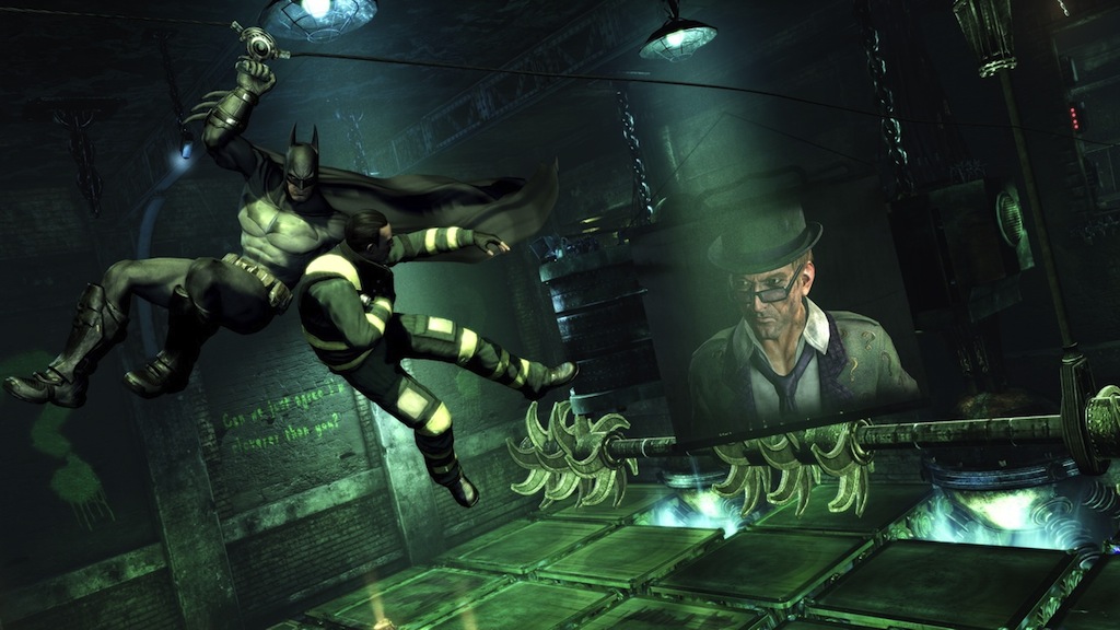 Batman-Arkham City Screen 035-Riddler Death Trap