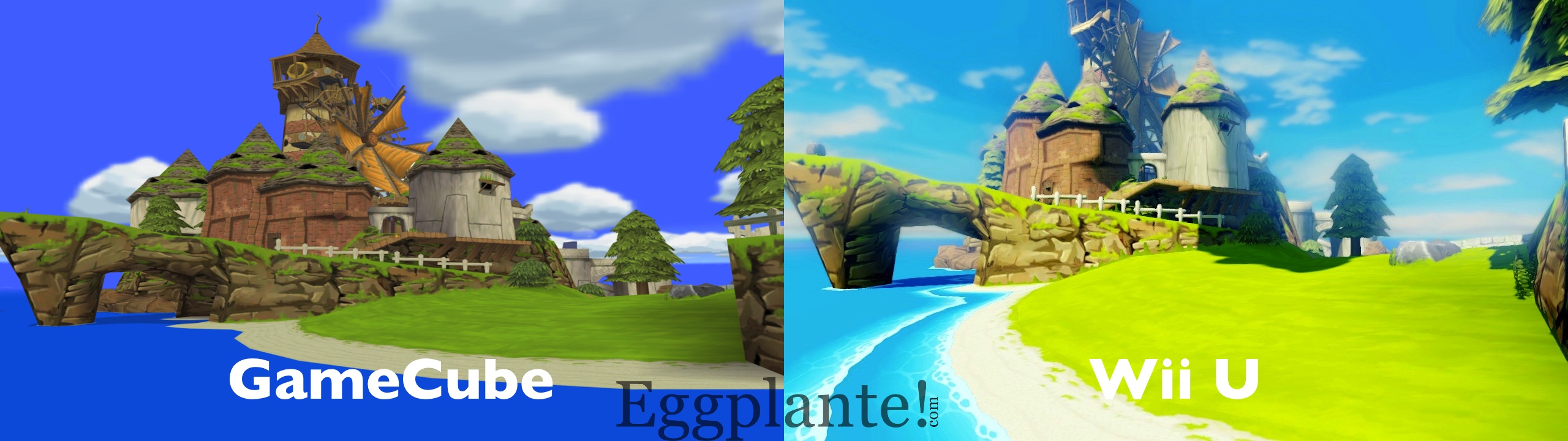 Zelda Wind Waker HD 4K - Graphics Comparison - Next Gen vs Wii U