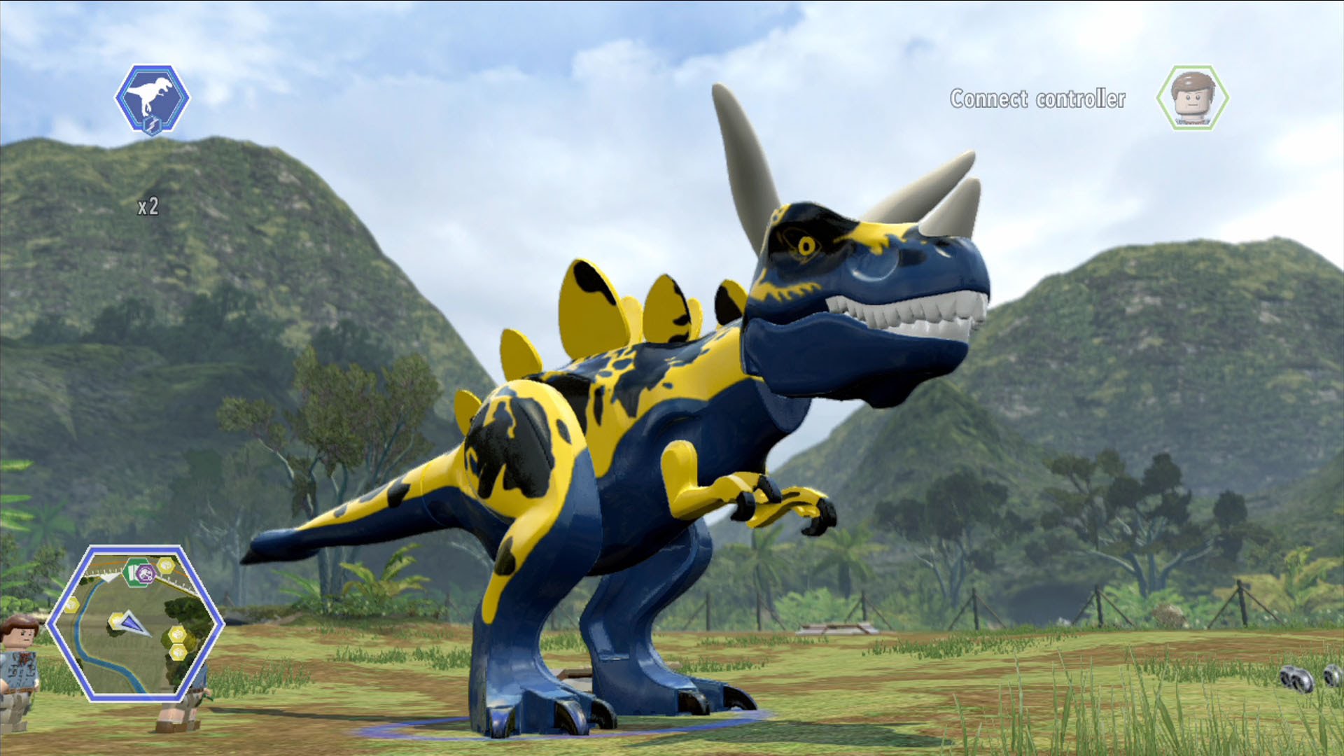 LEGO Jurassic World - Tyrannosaurus Rex (Baby) Free Roam Gameplay [HD] 
