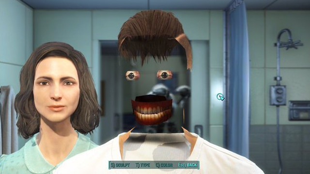 Just one of the (terrifying) bugs you might find in Fallout 4.