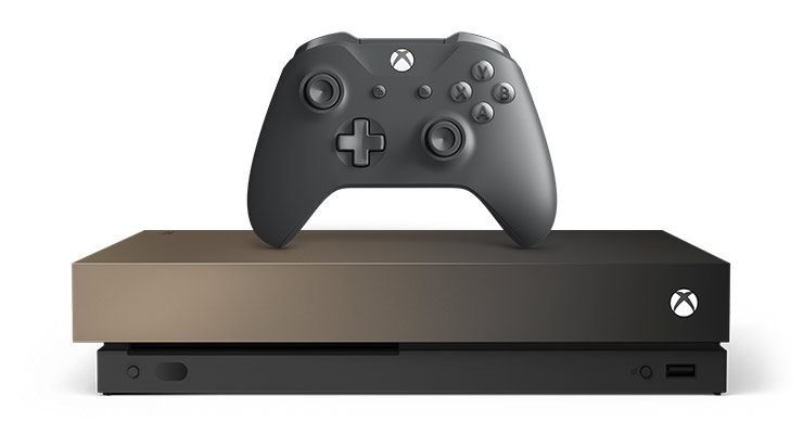 kompas Familielid Onvoorziene omstandigheden Microsoft reveals Xbox One X Gold Rush Special Edition Battlefield V  console bundle – Eggplante!